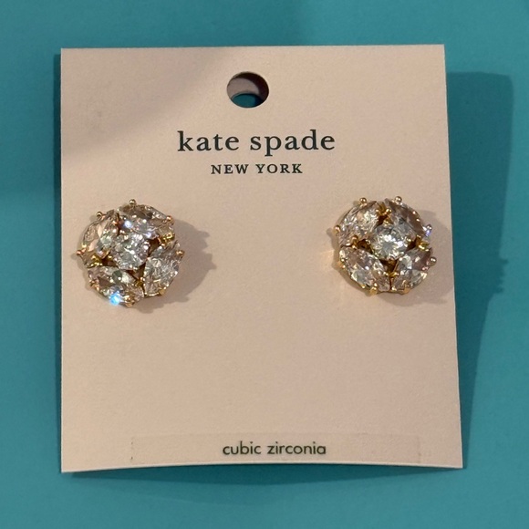 KATE SPADE “Flying Colors” Sparkle Earrings NWT - Picture 1 of 4
